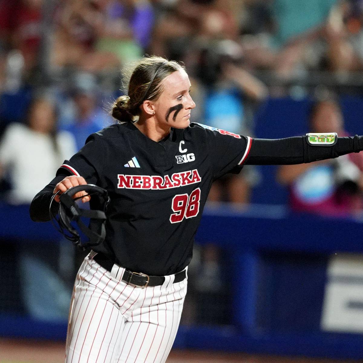 si.com - Brigid Kennedy - Nebraska Ace Jordy Frahm Was Excellent During Her Team's WCWS Run. She Was Also Pregnant.