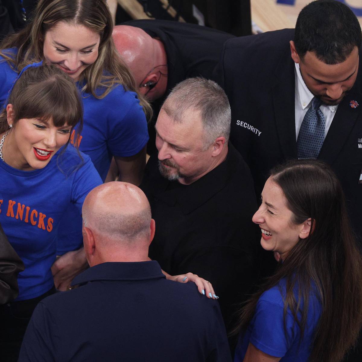 si.com - Brigid Kennedy - Taylor Swift and Haim Sisters Wore the Most On-Brand Shirts to NBA Finals Game 4