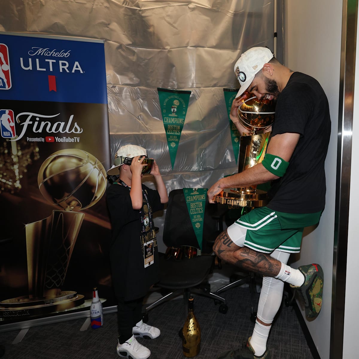 Boston Celtics' Jayson Tatum gets shocking tattoo of himself, image size:1200x1200