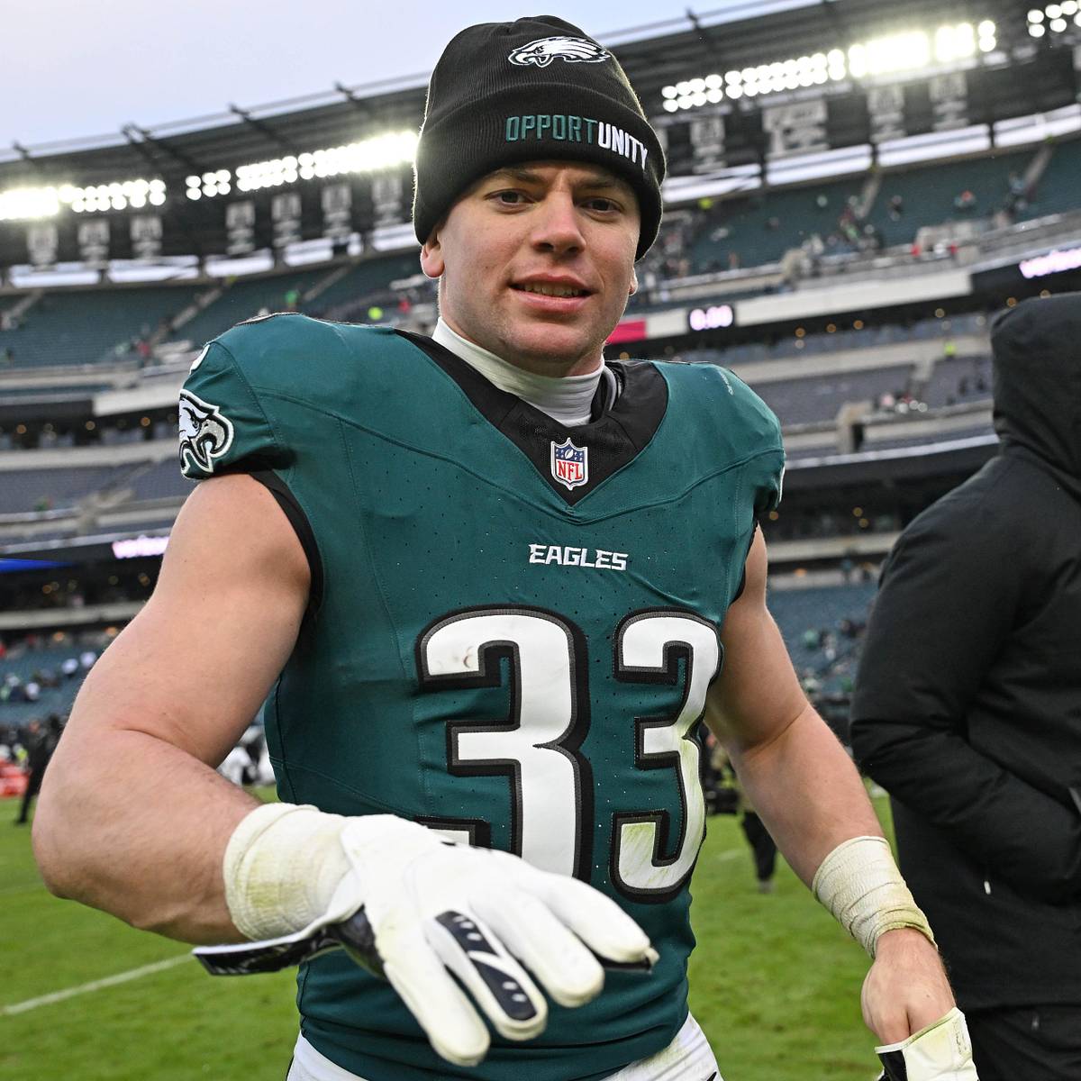 Image for Cooper DeJean’s ex Steph Wilfawn turns heads in bikini just before Eagles vs ers