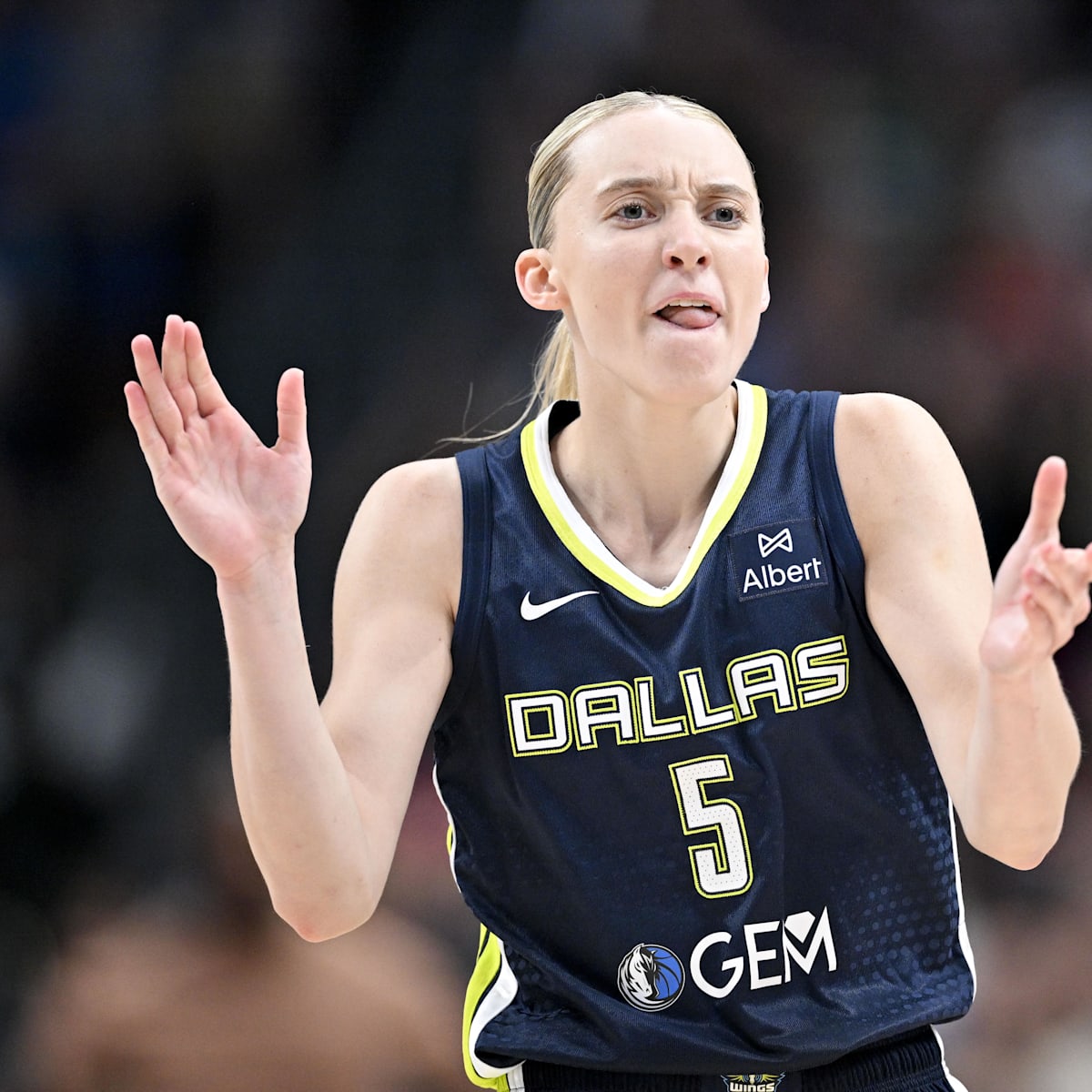 Paige Bueckers Angry Double Ball Wall Slam at Wings Practice Turns Heads