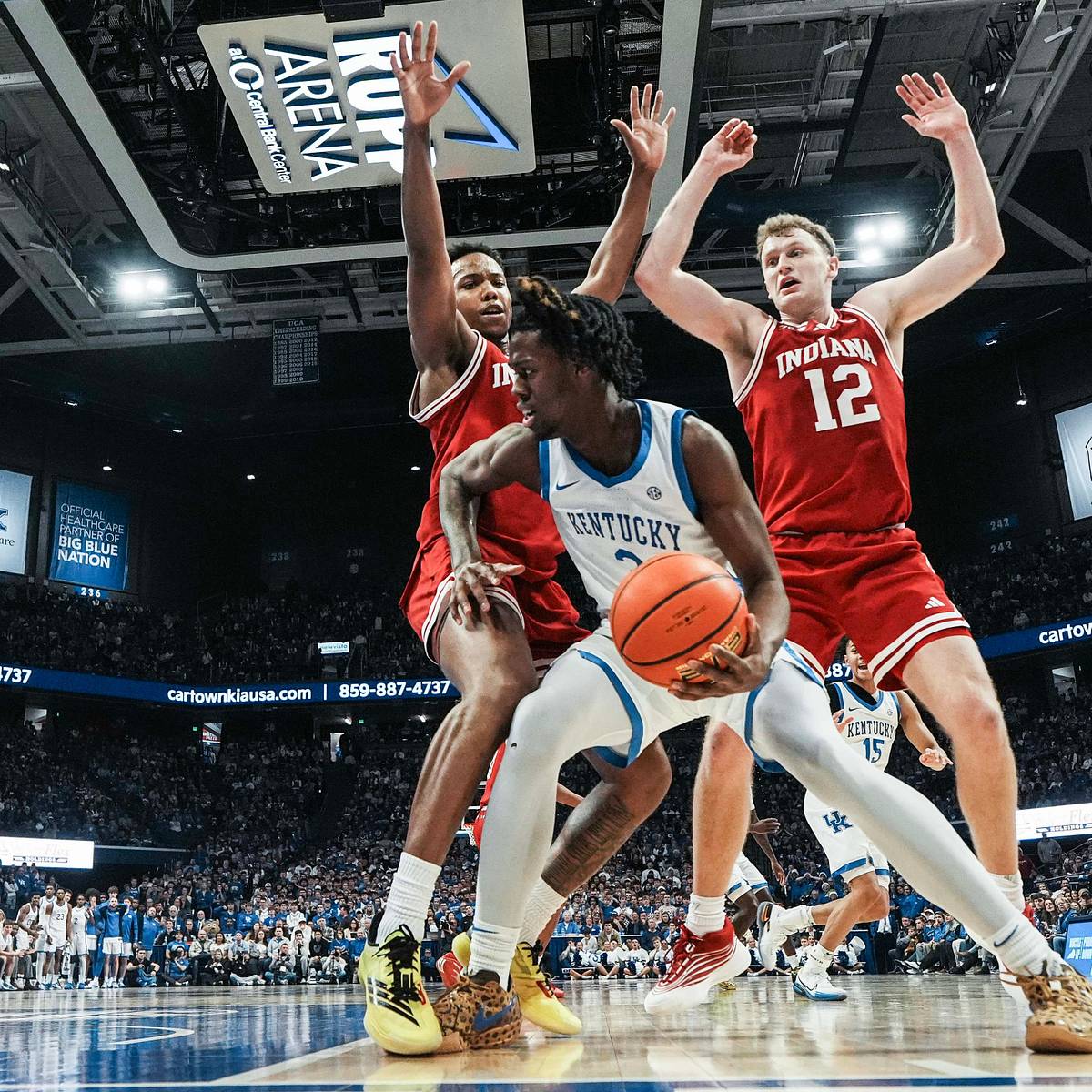 Kentucky's age-old rivalry duel with Indiana has moved up and into enemy territory