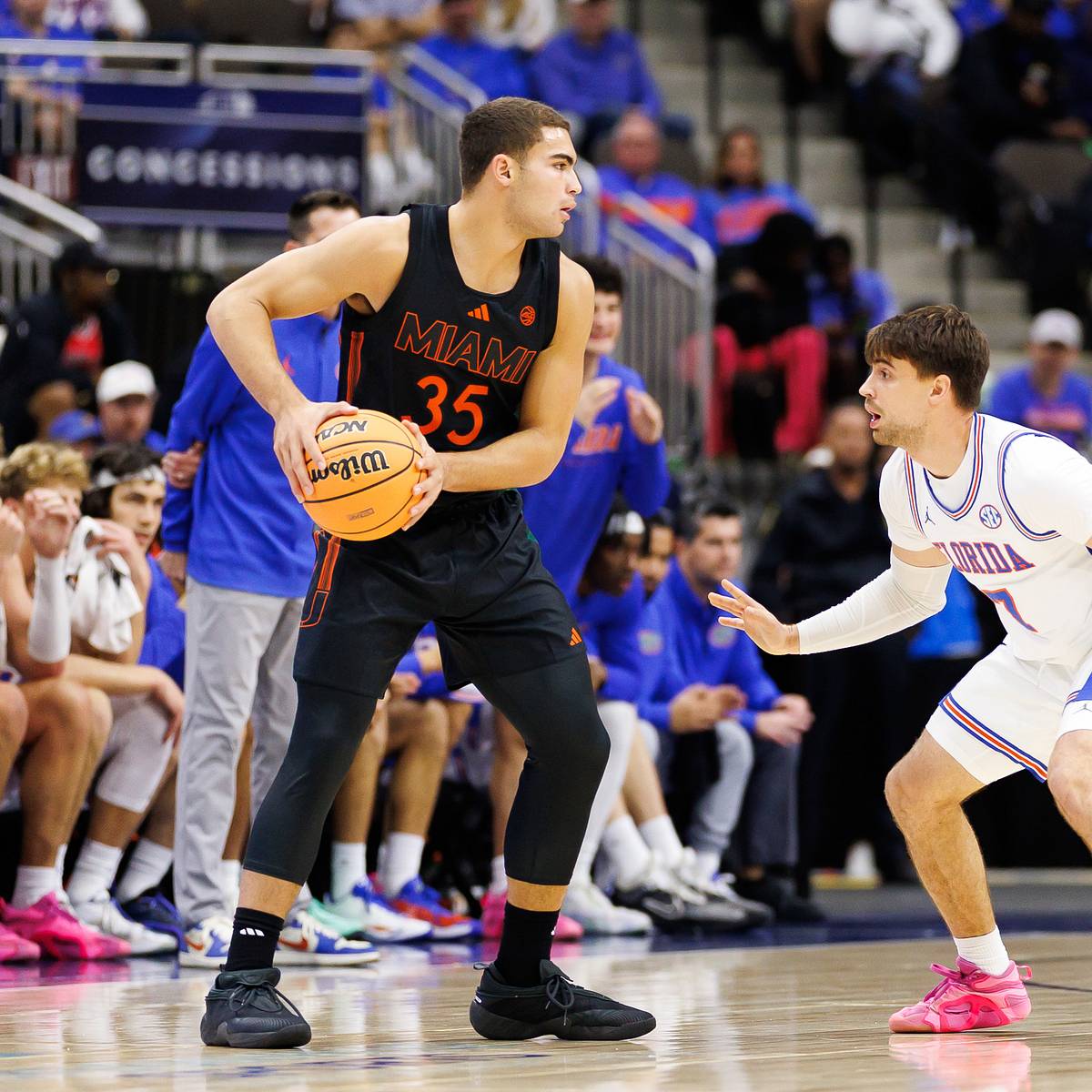 si.com - Justice Sandle - How to Watch No. 14 Miami Basketball Against No. 1 Florida