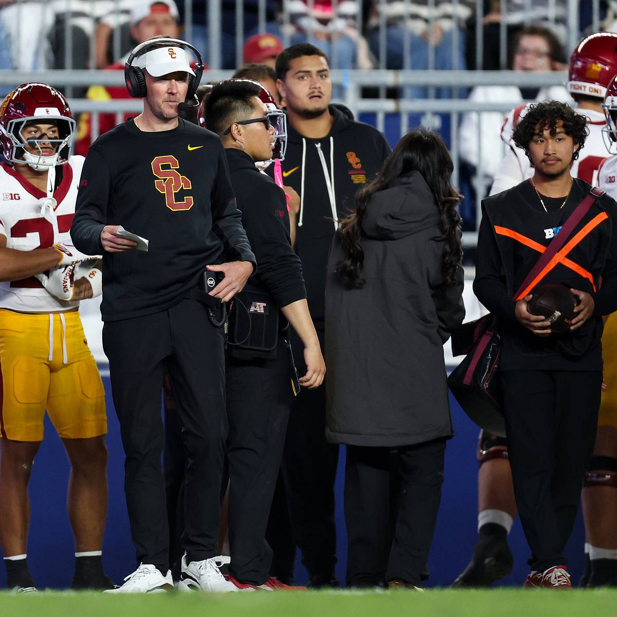 si.com - Lorenzo Reyna - Lincoln Riley Celebrates New Personal Favorite USC Victory Over Penn State