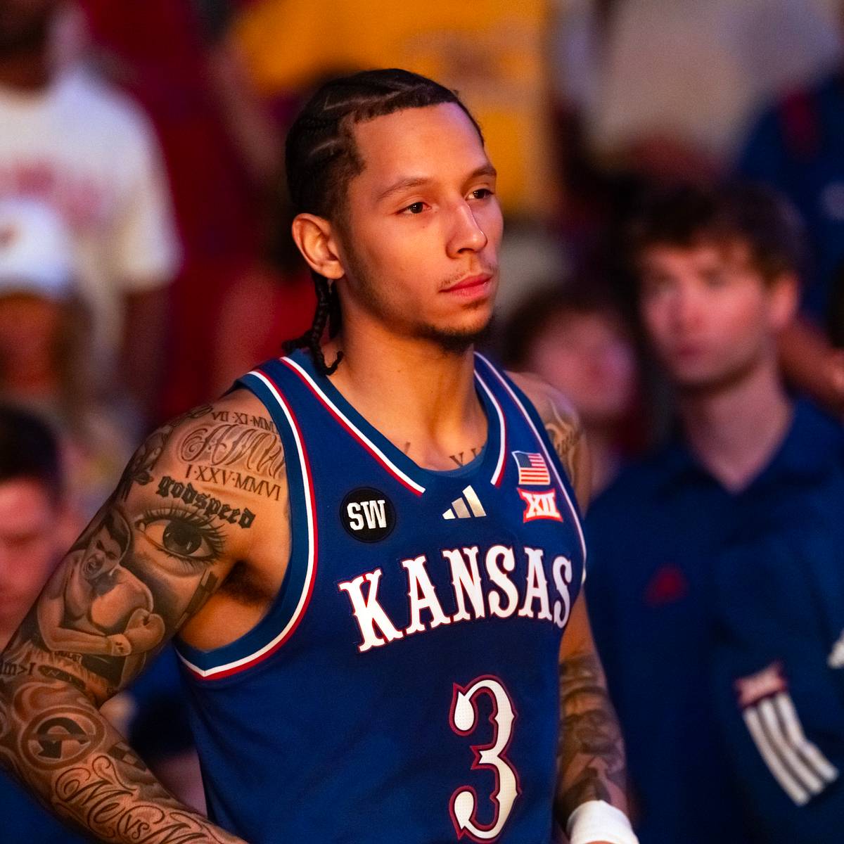 si.com - Joshua Schulman - What Kansas Basketball's Starting Lineup Could Look Like if Tre White Returned
