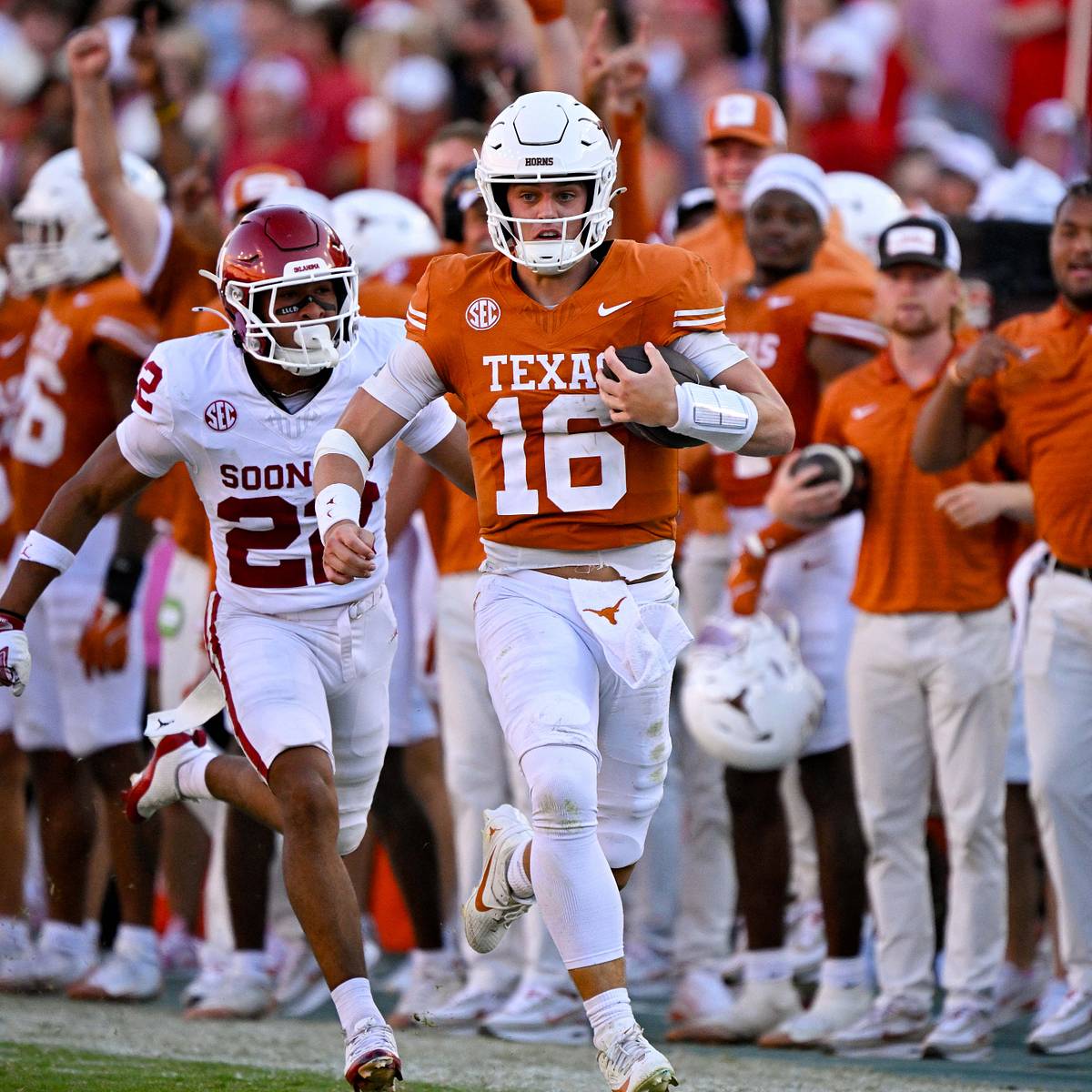 Five Longhorns Players Who Could Decide Texas vs. Oklahoma
