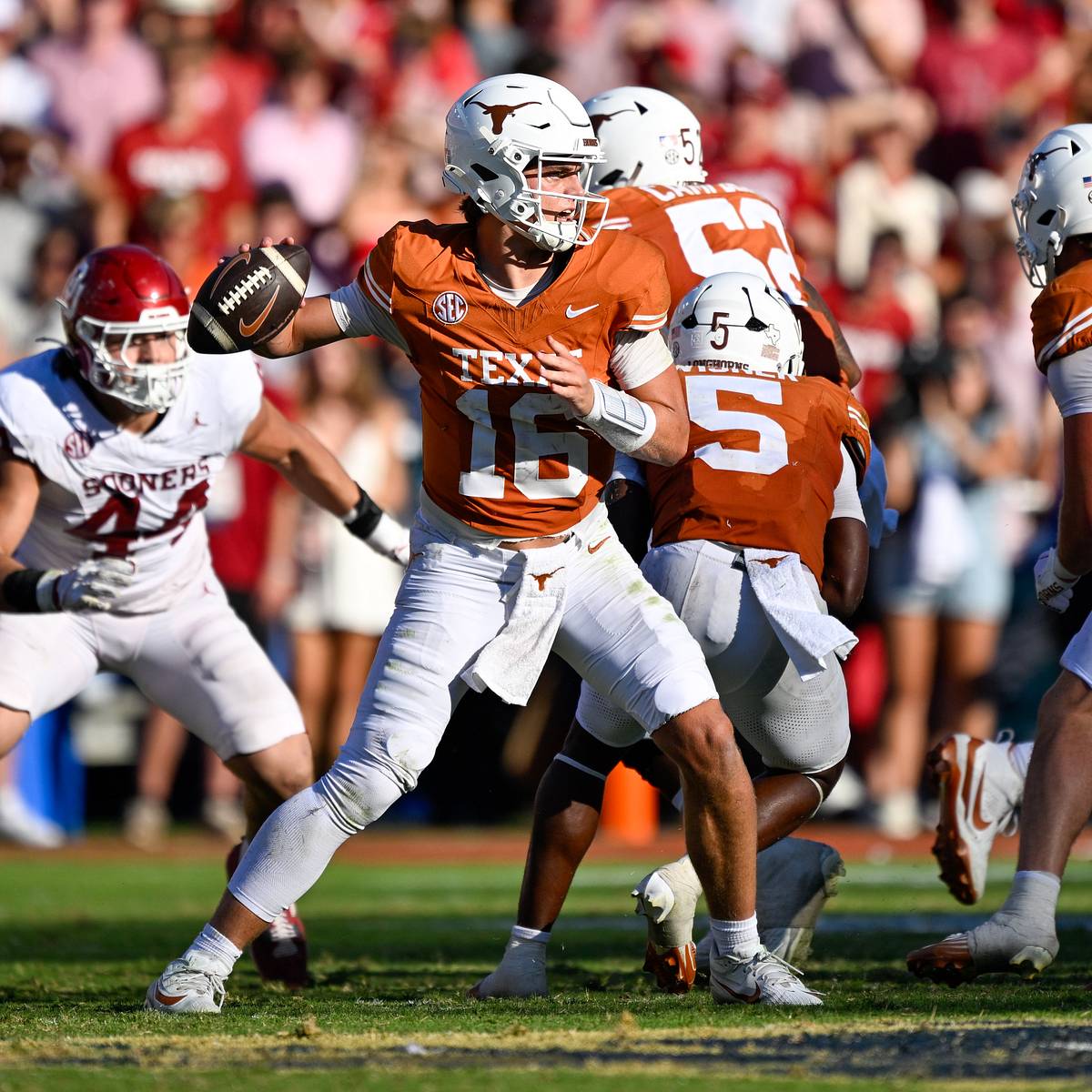 Arch Manning Can Make His Own Texas History Against Oklahoma