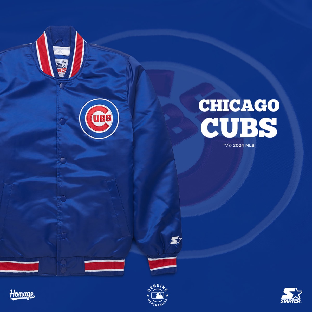 This Chicago Cubs Starter jacket is a must-have for 2024