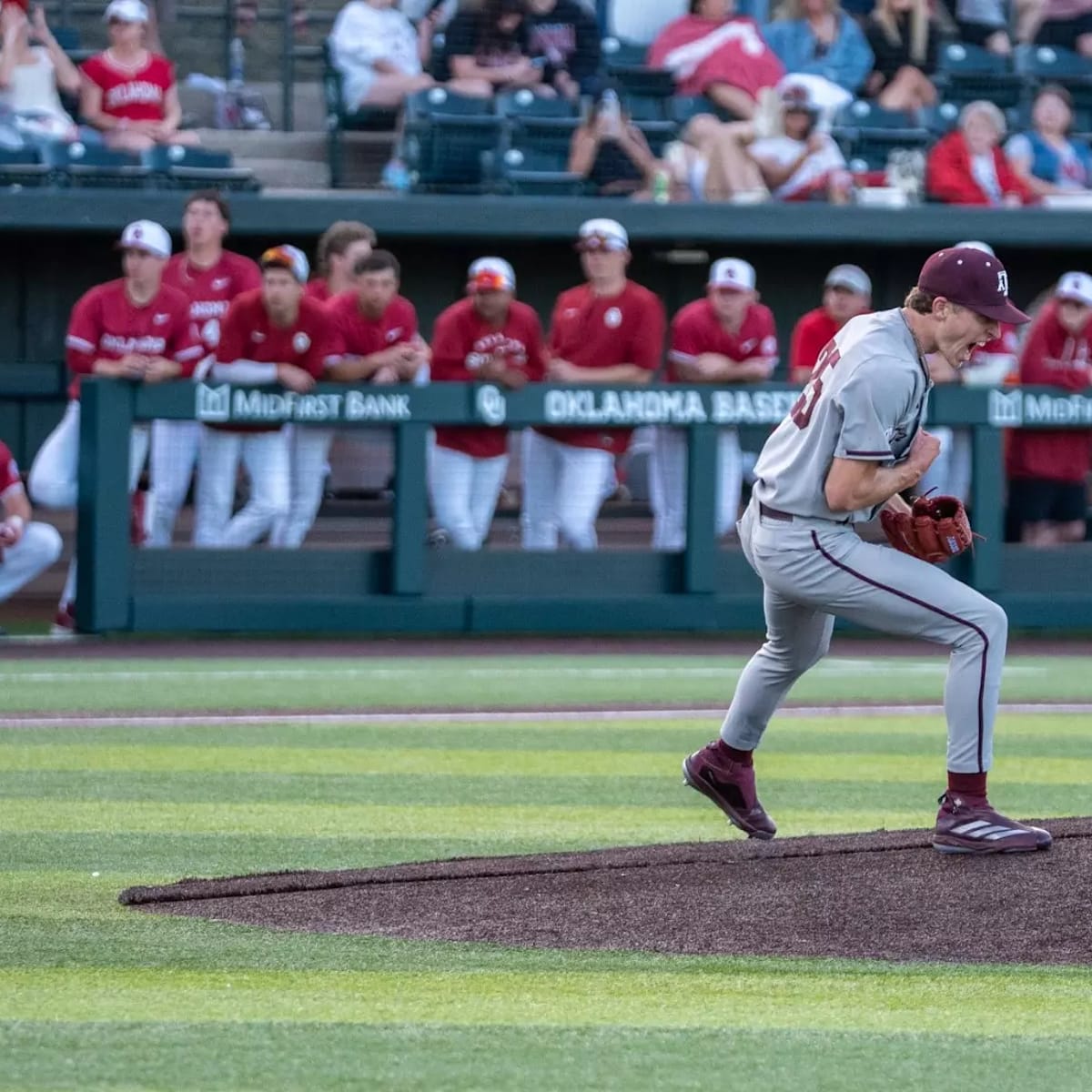 si.com - Aaron Raley - No. 18 Texas A&M Takes Game 1 in Jim Schlossnagle's Return to College Station