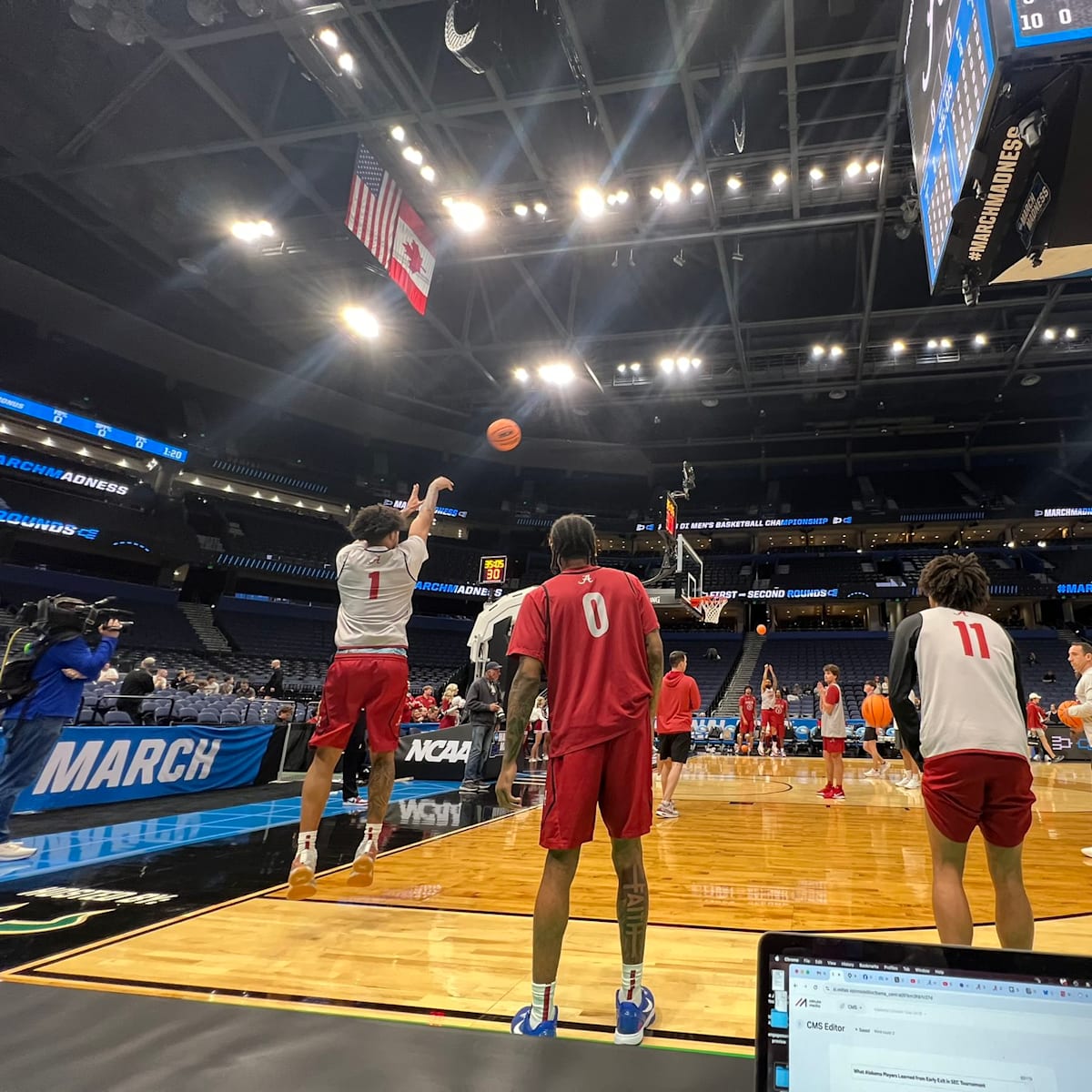 si.com - Katie Windham - Alabama Basketball NCAA Tournament Tampa Practice Report