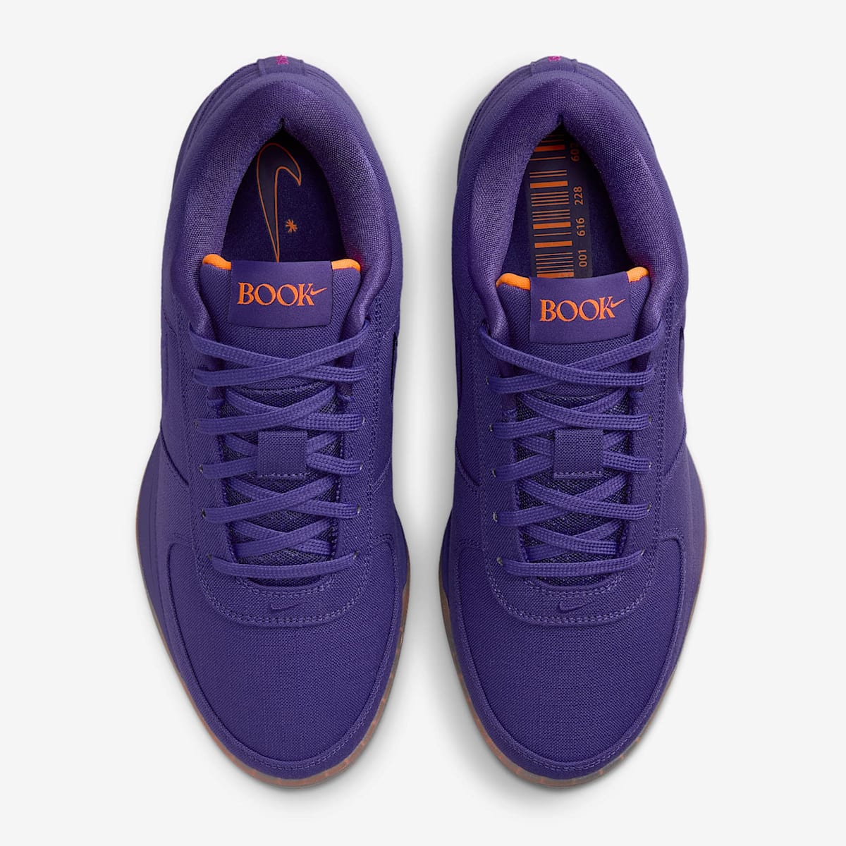 booker suns purple shoes
