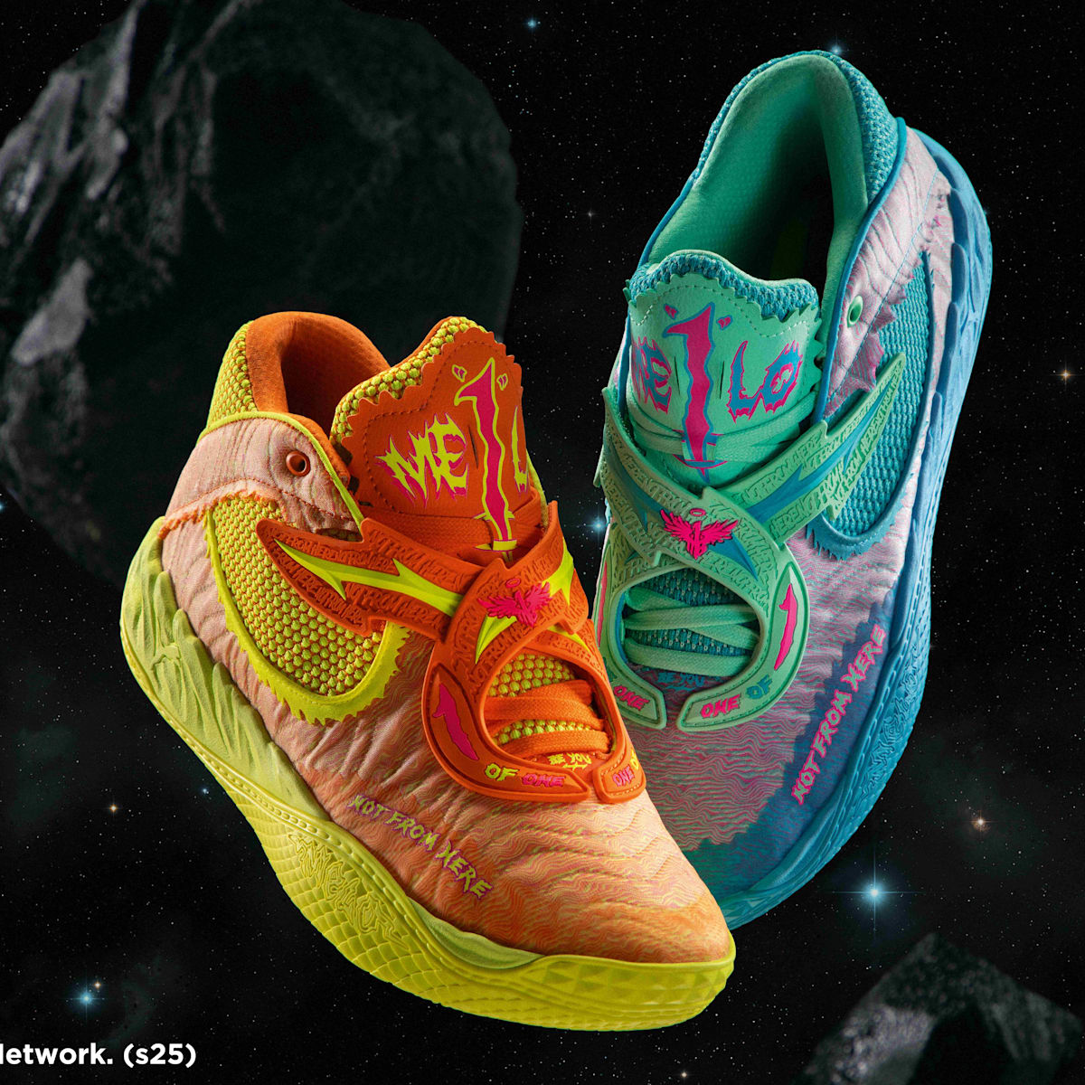 PUMA × Rick and Morty コラボ バスケットボールシューズ LaMelo Ball Debuts 