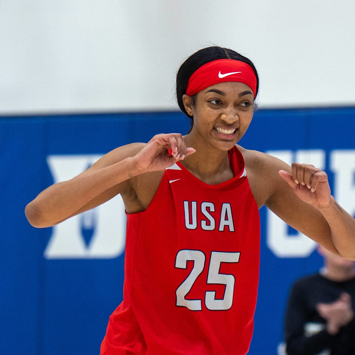 si.com - Pat Benson - Angel Reese Teases 'USA' Reebok Basketball Shoes