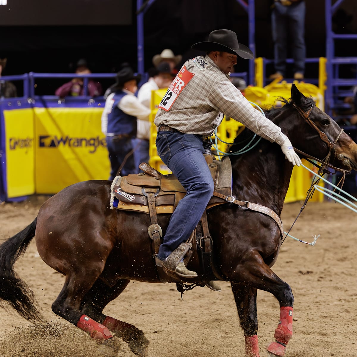Image for Team Ropers Duke Out Lightning Fast NFR Round
