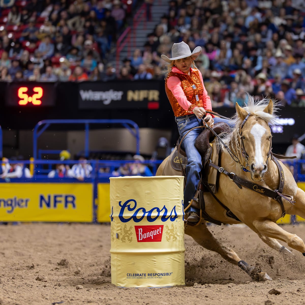 NFR Round 4: Highlights in Barrel Racing and Team Roping