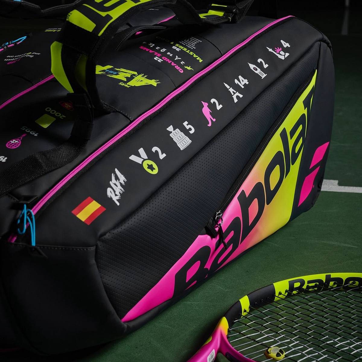 Babolat Honors Rafael Nadal With Custom Tennis Racket Bag