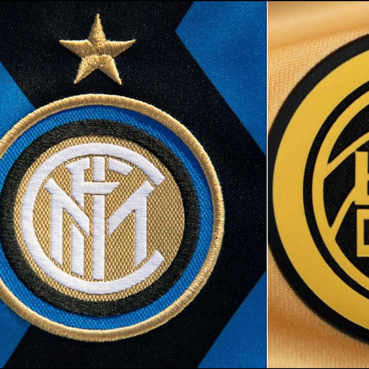 Inter Milan and Bodo/Glimt players and managers ahead of the Champions League match