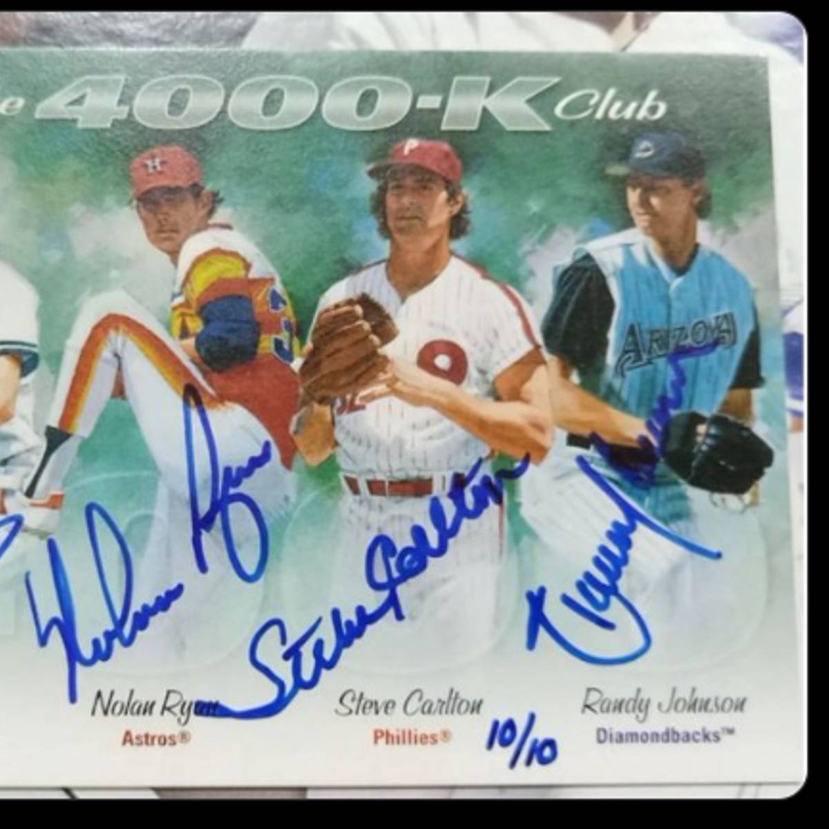 2005 Upper Deck Quad-Signed 4,000-Strikeout Club Card: A Hobby Grail
