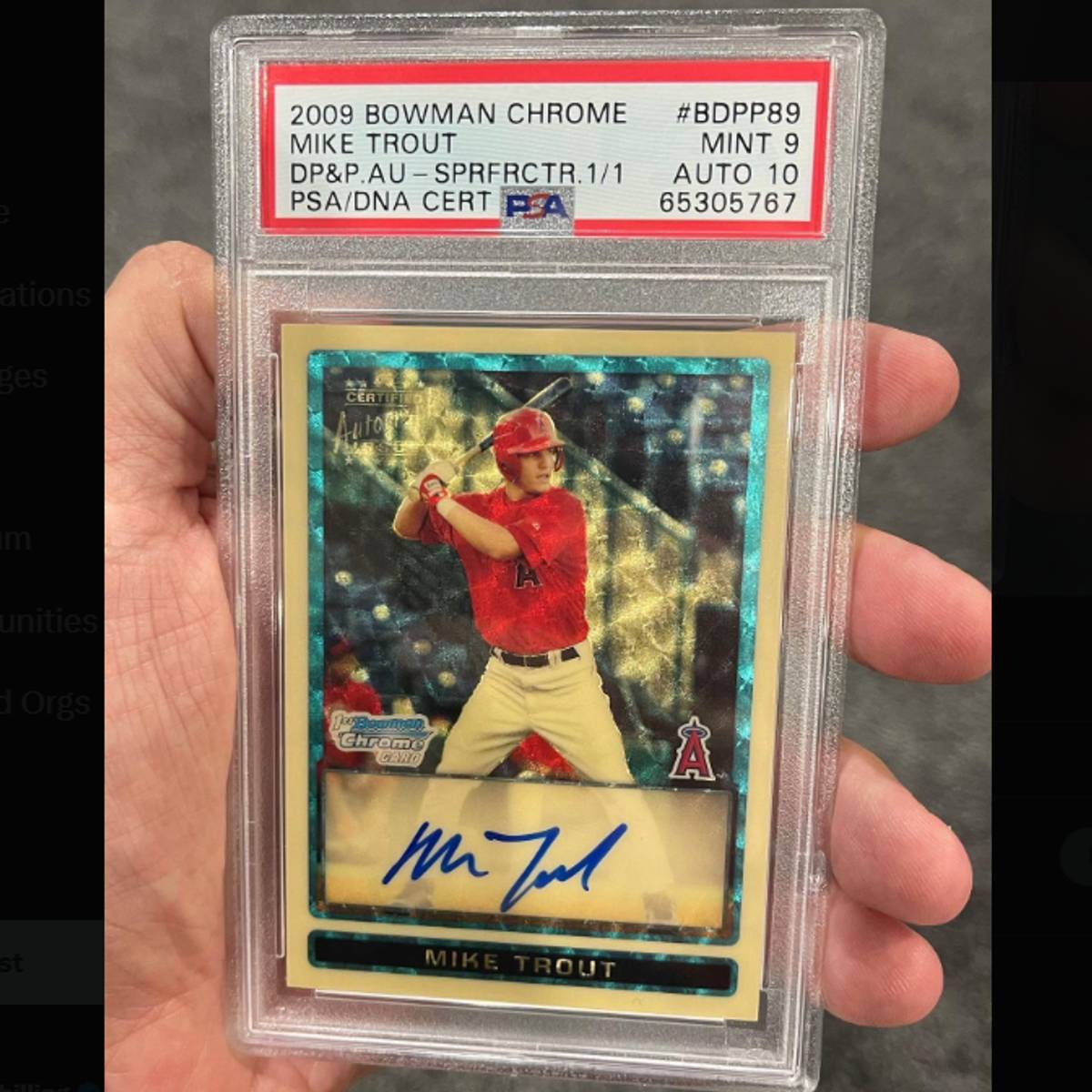 The Most Expensive Superfractors Ever Sold! (From Mike Trout to 