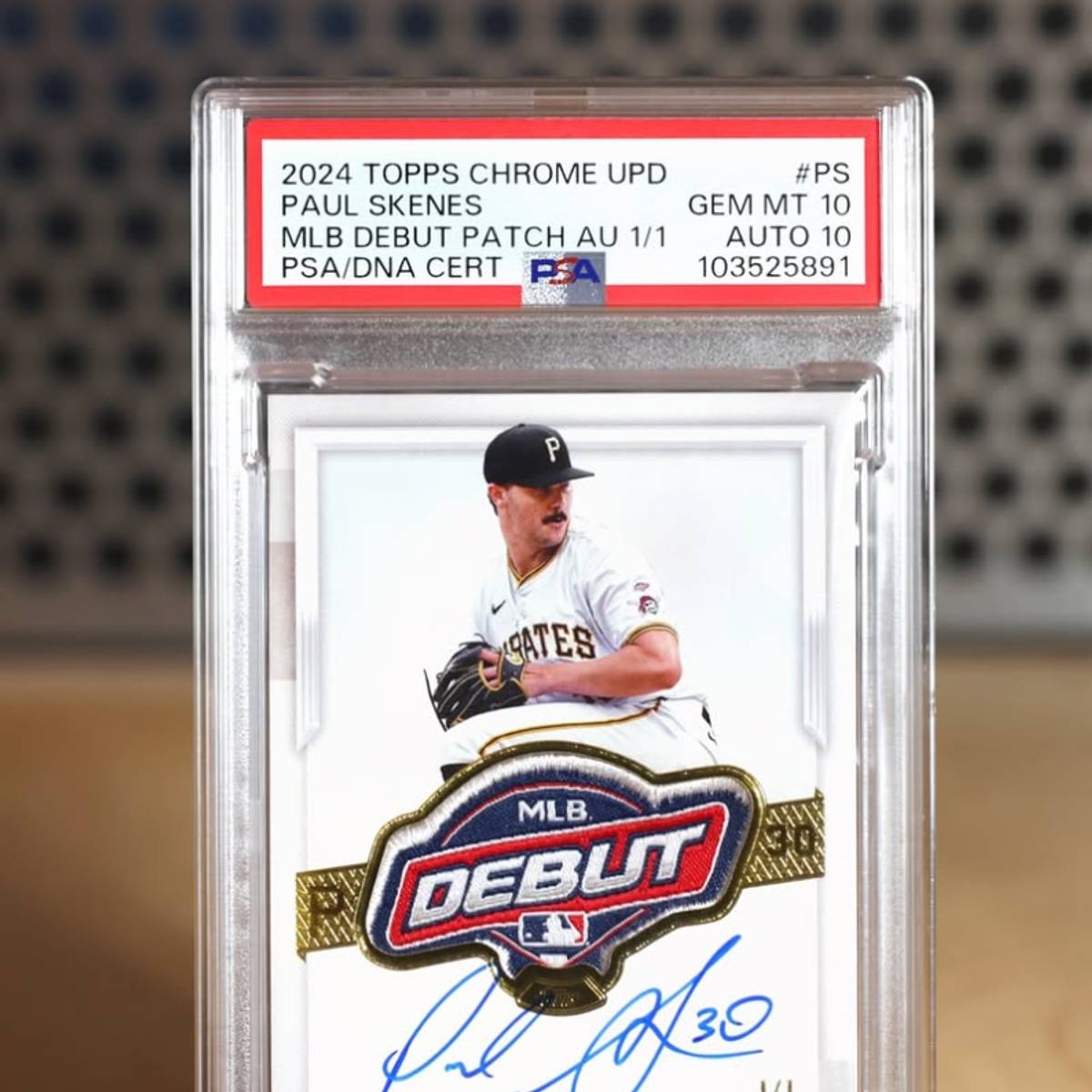 レア】Topps Paul Skenes 直筆サインカード Auto Pro debut 50枚限定 