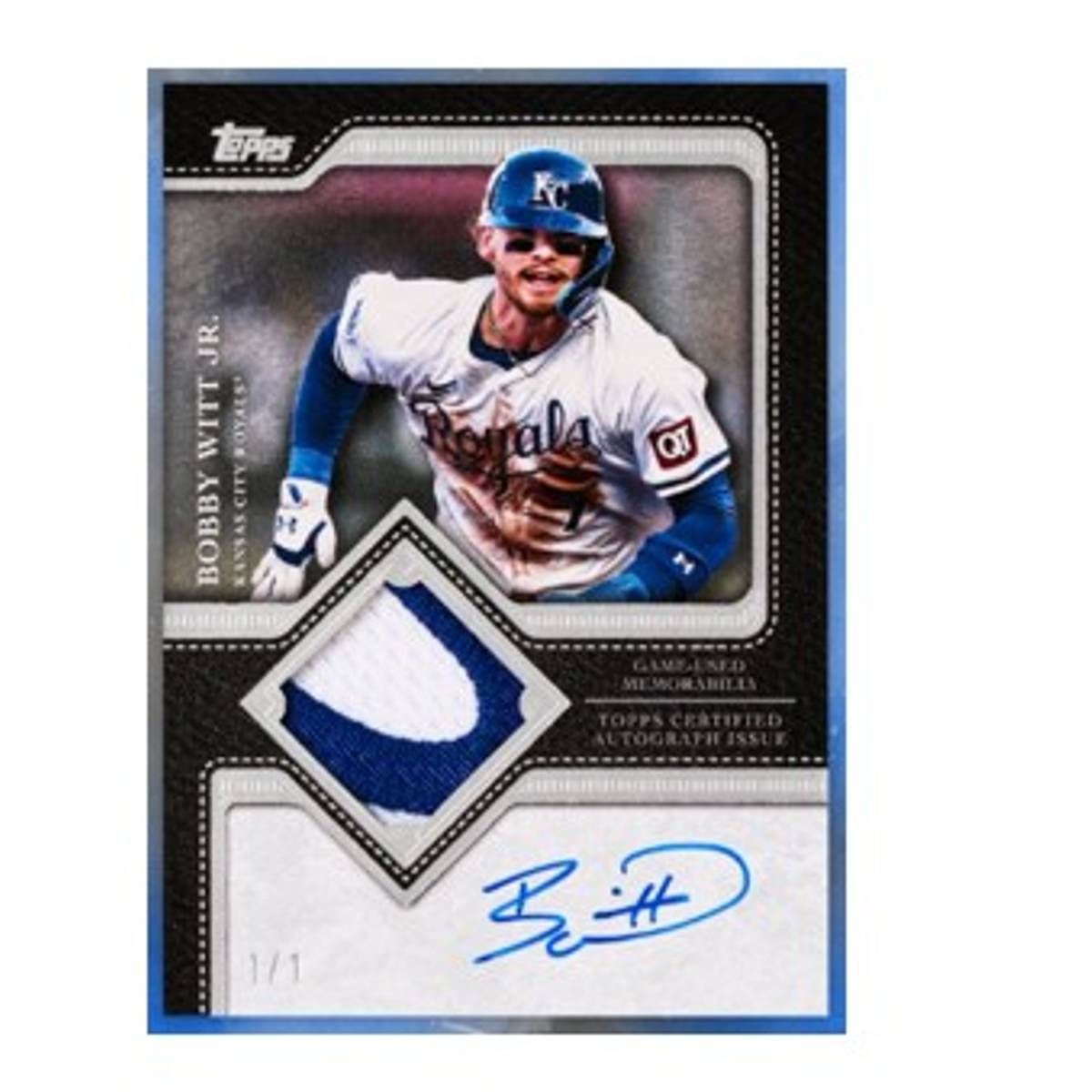 Bobby Witt Jr. Takes Center Stage in 2025 Topps Reverence Patch Autos!