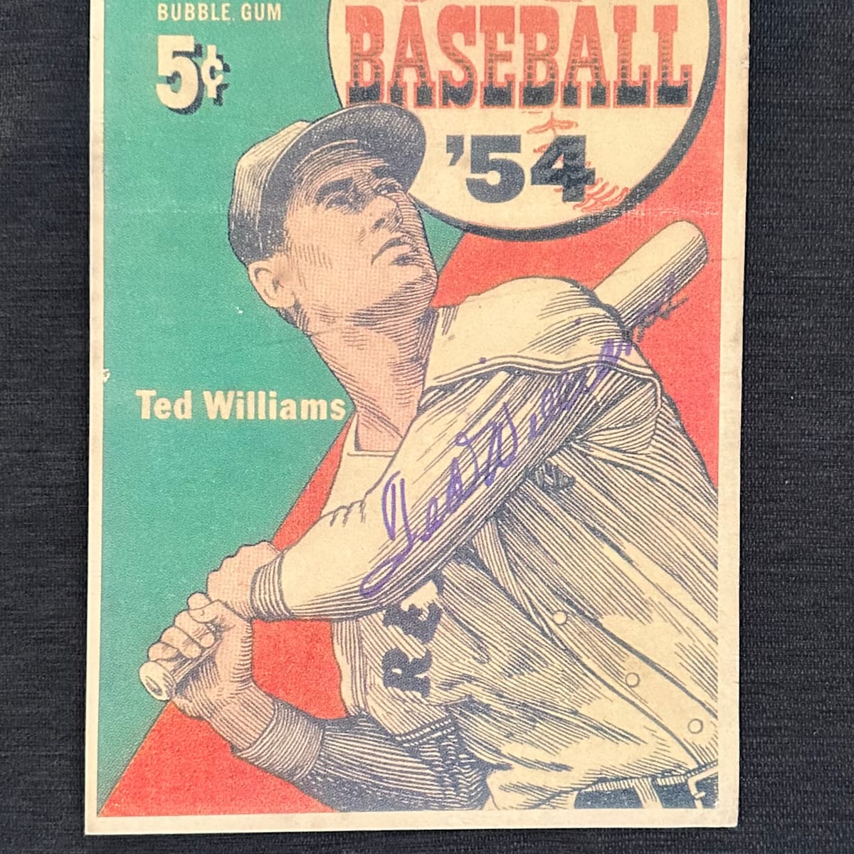 The Rare 1954 Topps Ted Williams 
