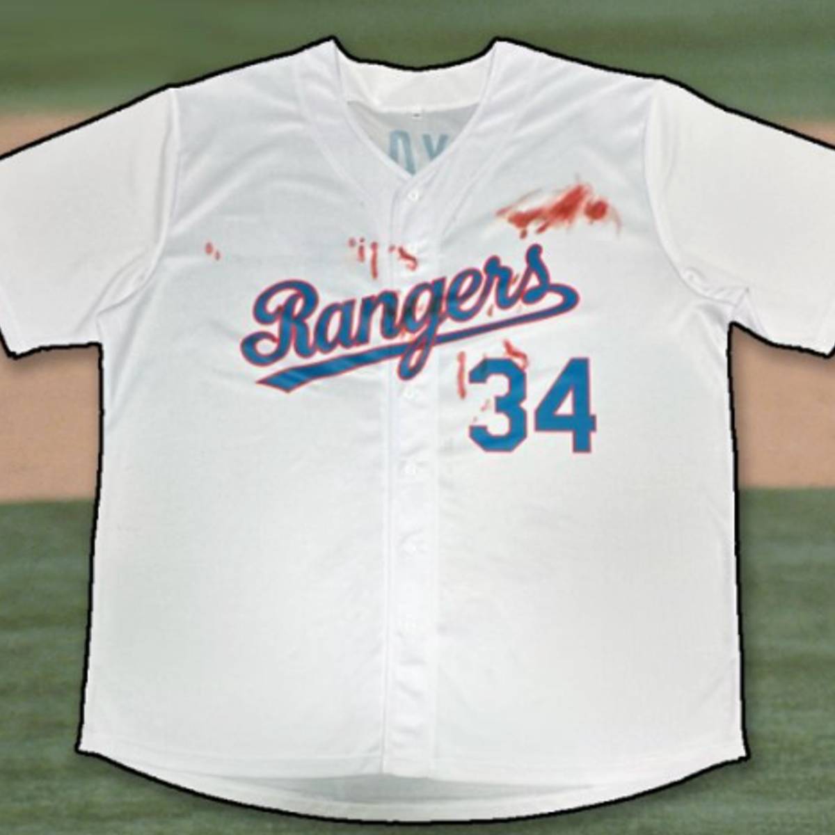 Only in Texas: A Nolan Ryan Collectible Blood-Stained Rangers 