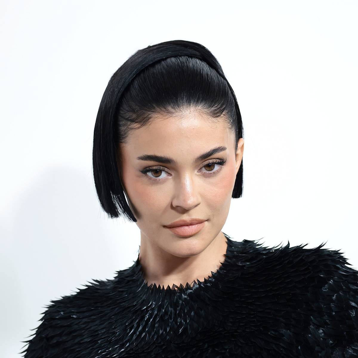knee length dresses for ladies Kylie Jenner Style Dress Side Slit Mini Dress main image 1