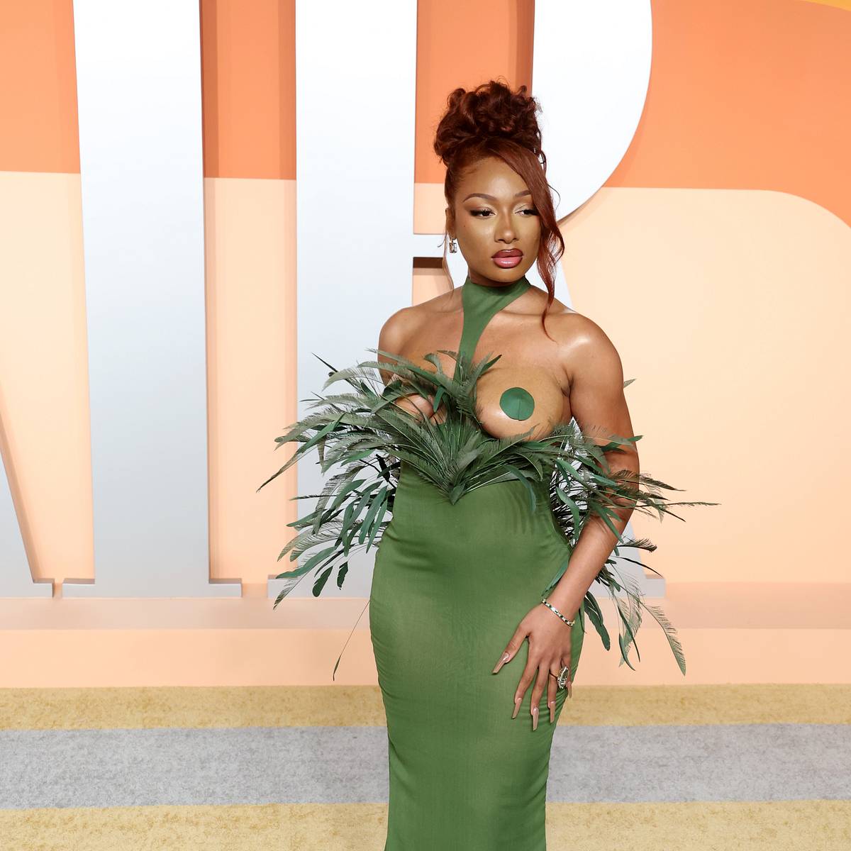 slim fit dress slacks Megan Thee Stallion - Megan