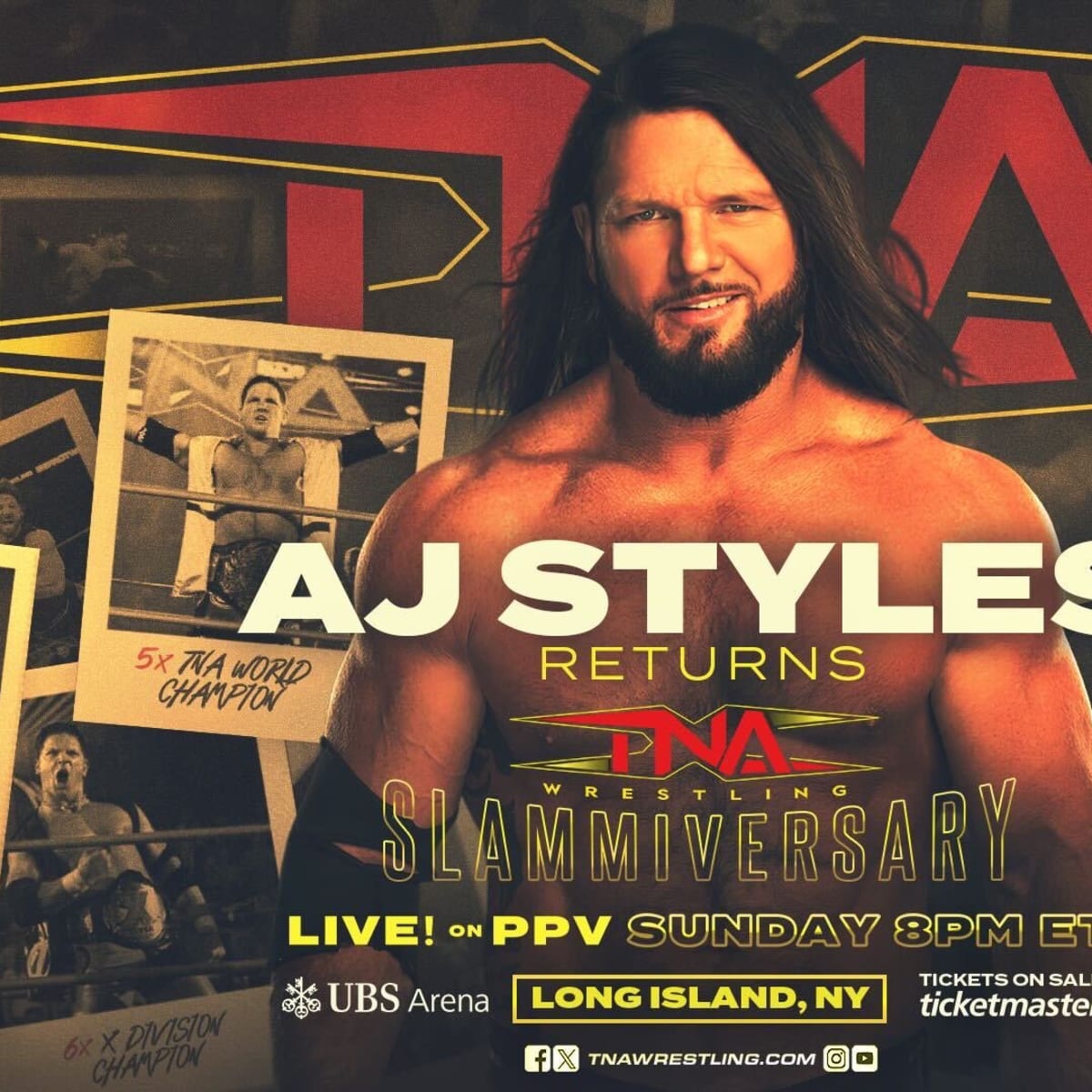 TNA Slammiversary 2025 Results: AJ Styles Appears, Trick Retains