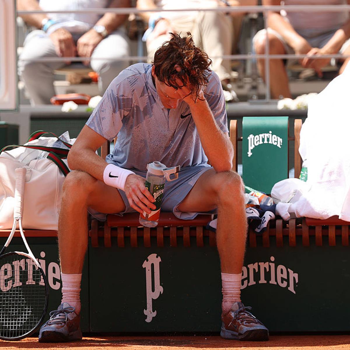 si.com - Brigid Kennedy - Jannik Sinner Knocked Out of French Open in Stunning Upset by Juan Manuel Cerundolo