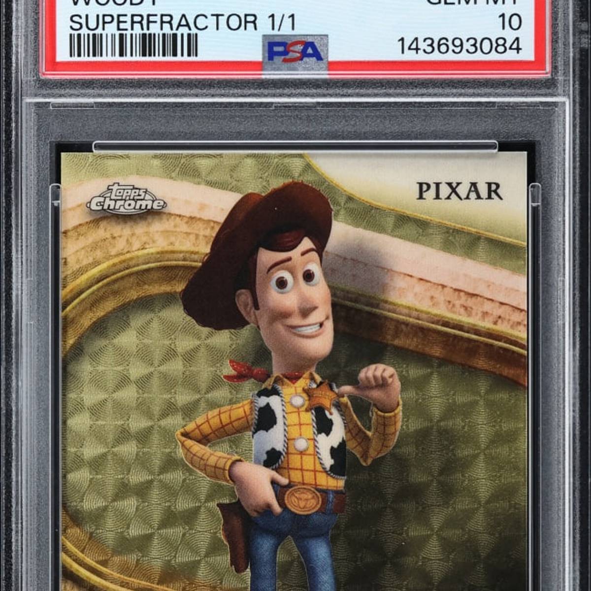 1-of-1 Woody Superfractor Breaks Toy Story Card Sales Record
