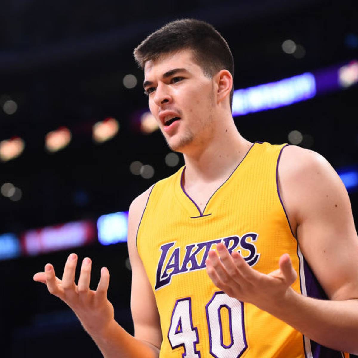 NEW?LA Lakers Custom Slides for Ivica Zubac#40 Clippers set sights on achievable bar but will miss Ivica  main image 4