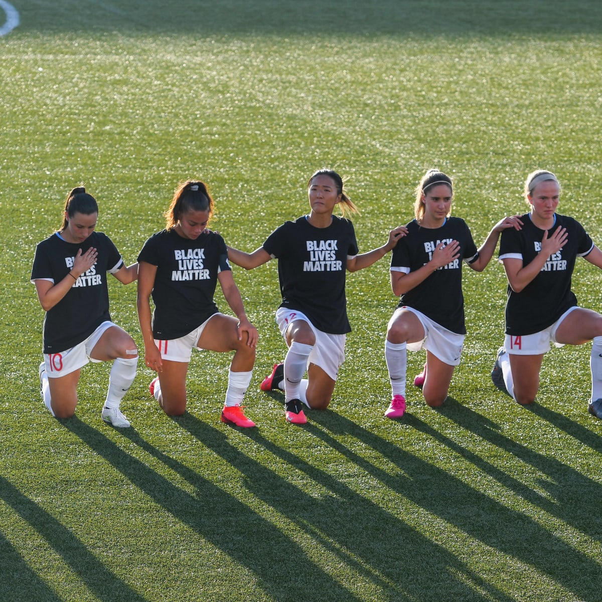 The NWSL is the First League Back With Actual Games and Players Kneeling  During the National Anthem