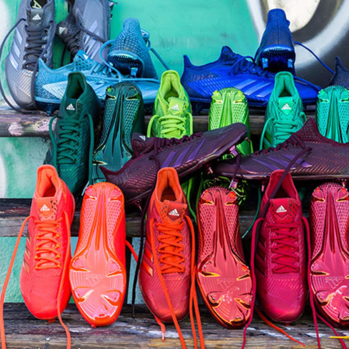 Adidas 2017 adizero Afterburner Dipped Cleat Collection