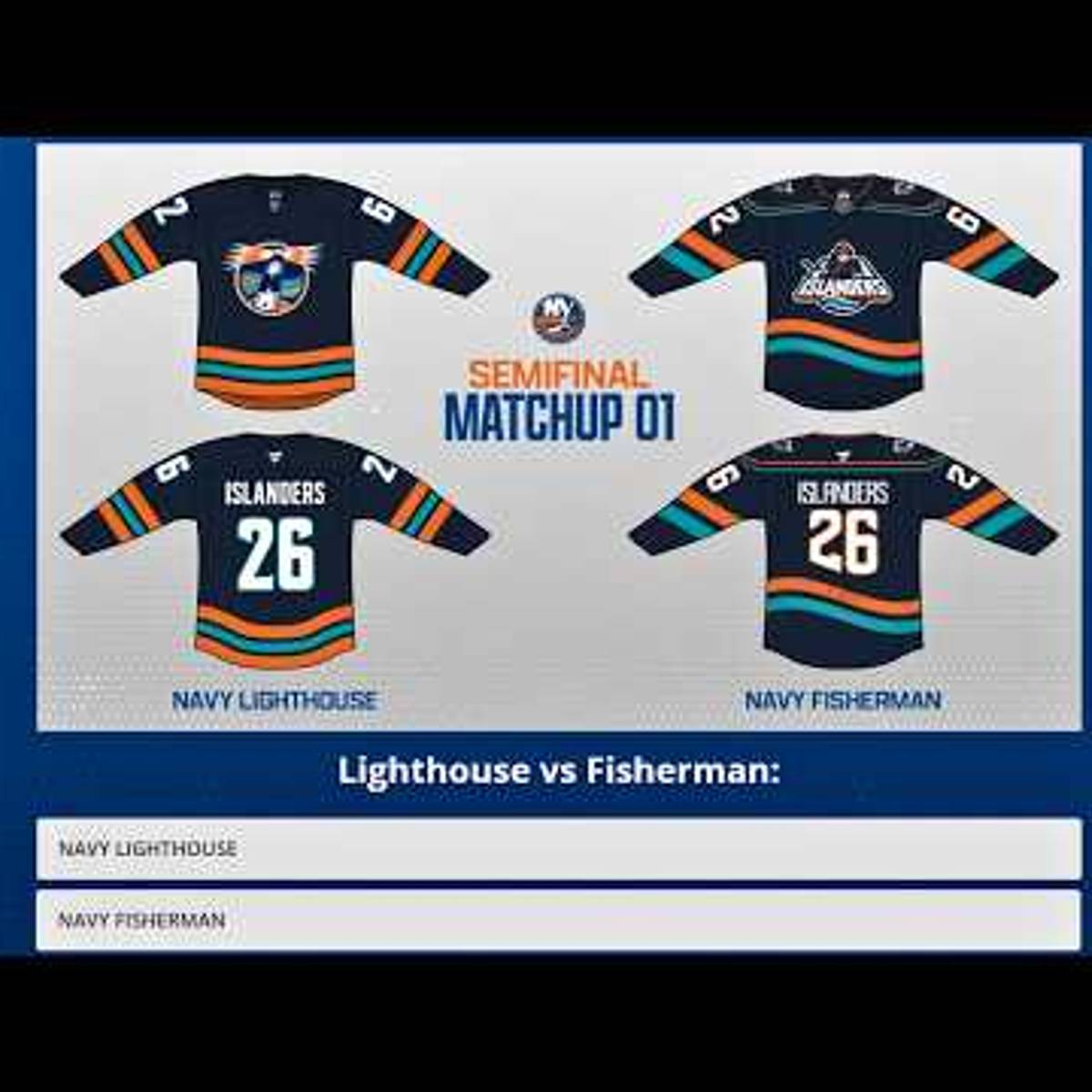 eyesonisles.com - Jiggs Westfall - NY Islanders fans choose Lighthouse as new third jersey design