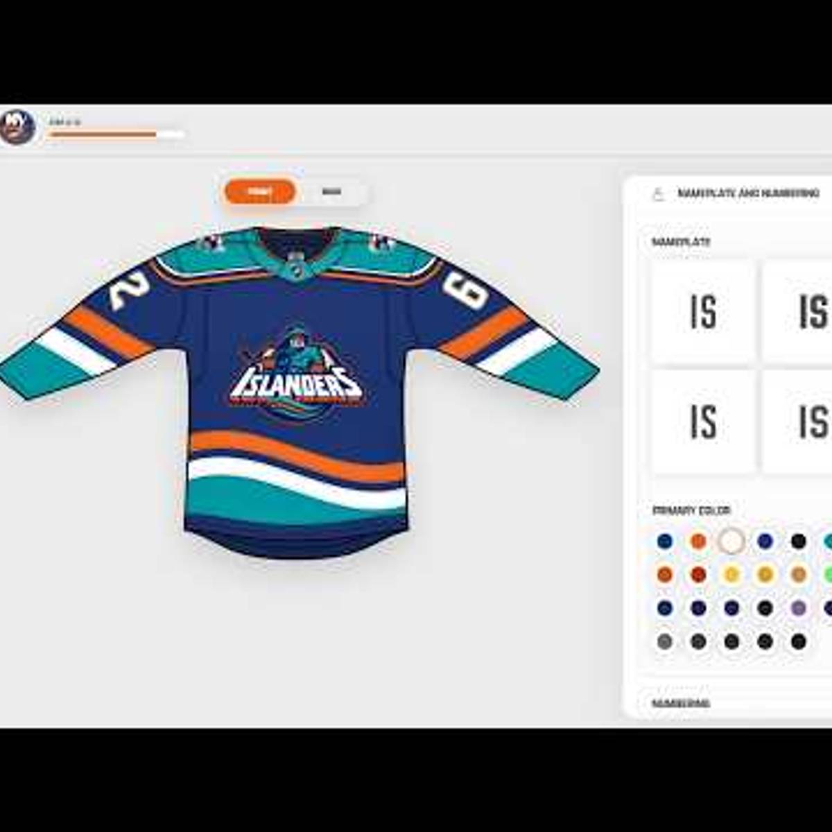 eyesonisles.com - Jiggs Westfall - NY Islanders retain final say on fan designed third jersey finished product