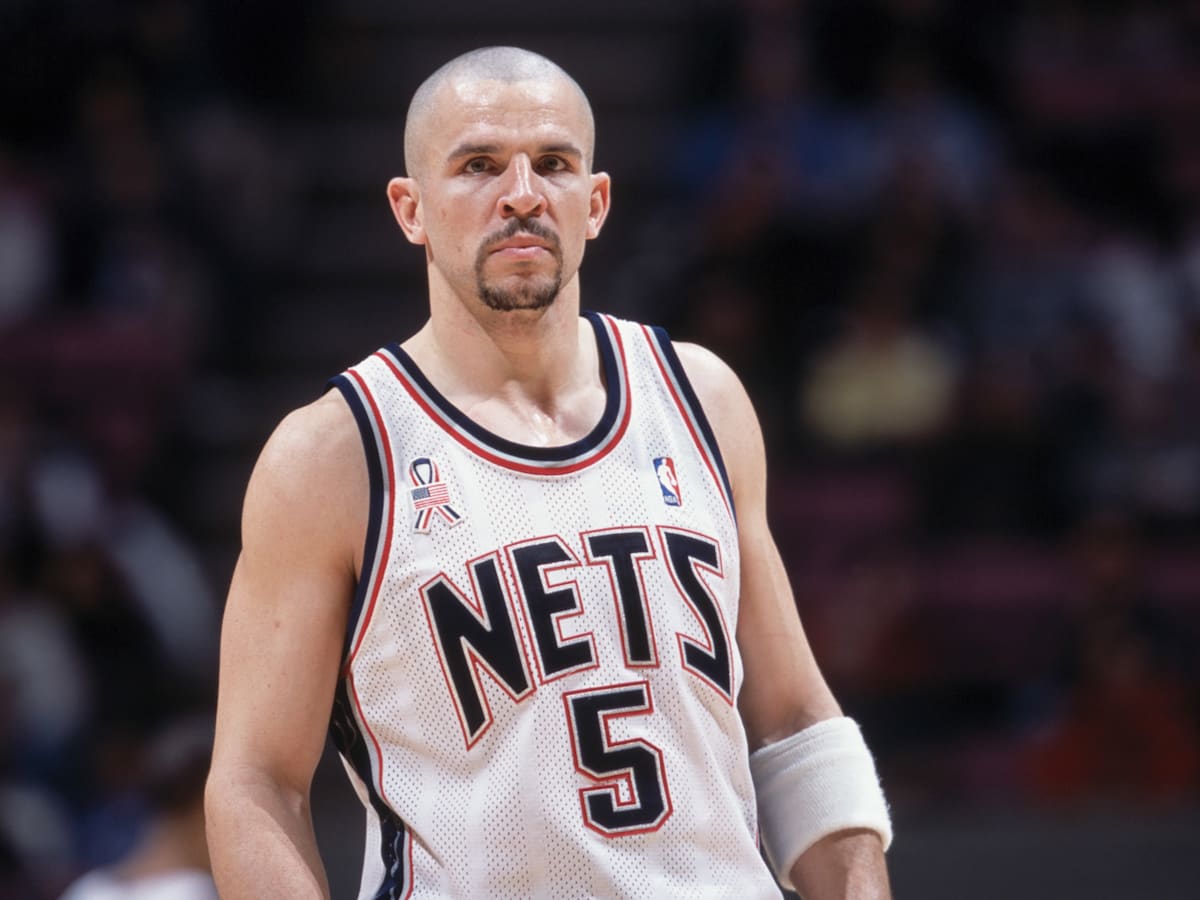 Nike NBA New Jersey Nets Jersey #5 Jason Kidd sz L+2