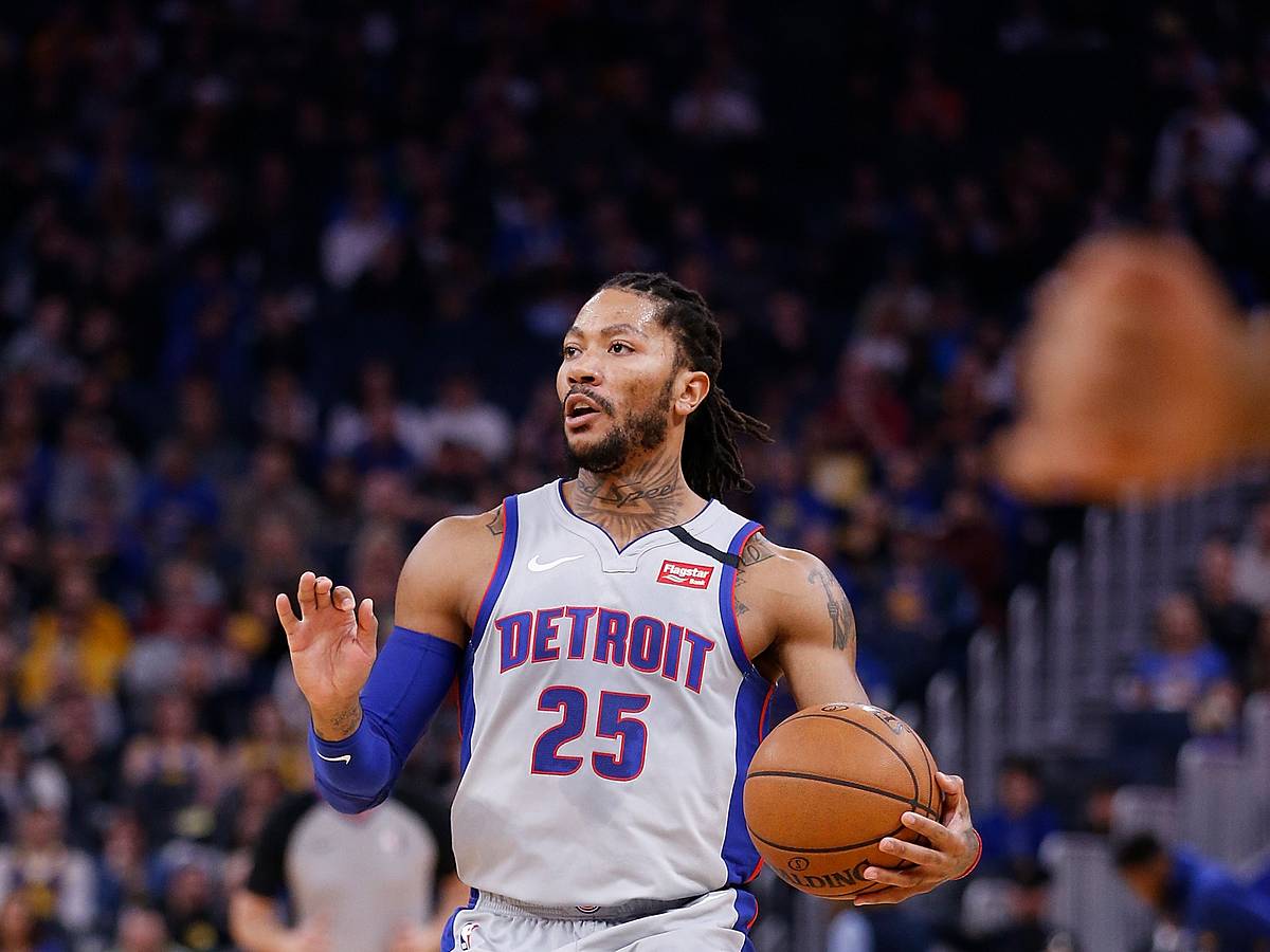 Derrick Rose gives surprise nod to Pistons' legend in all-time debate
