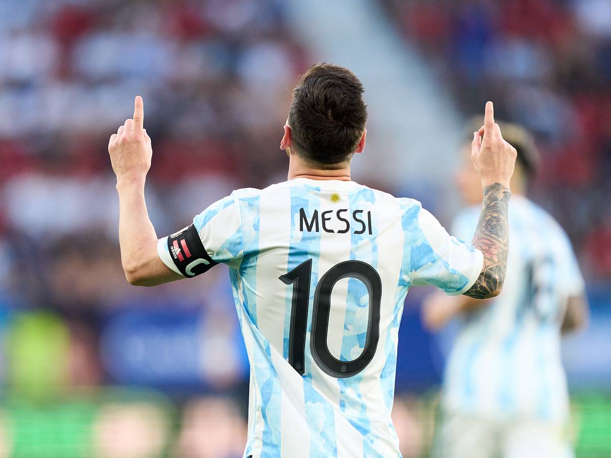Maillot Messi Argentine 2022 – Version Joueur – Taille L – Final Match – Neuf Avec étiquettes