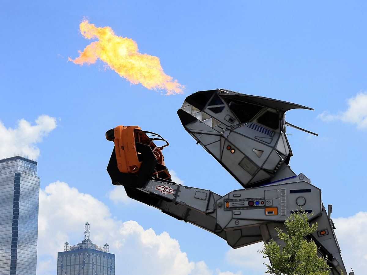 Robosaurus toy hot sale
