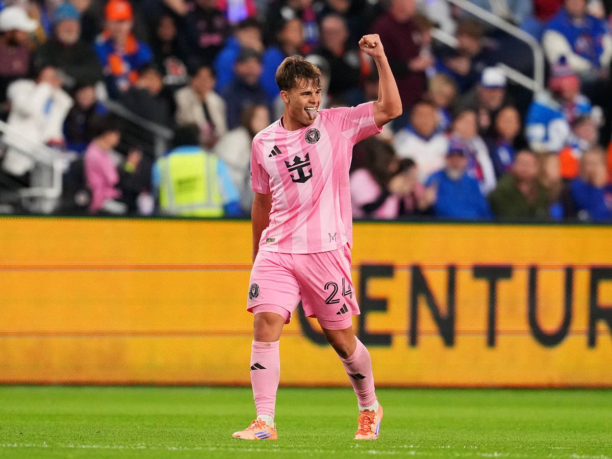 Los goles de Silvetti y Allende para el 0-4 frente al Cincinnati en la  semifinal de conferencia