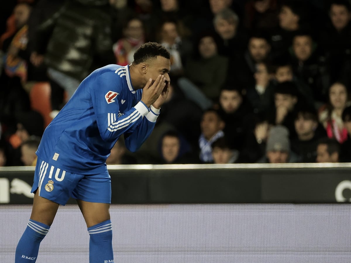 La crítica de Mbappé con los árbitros tras el polémico fuera de juego en Mestalla