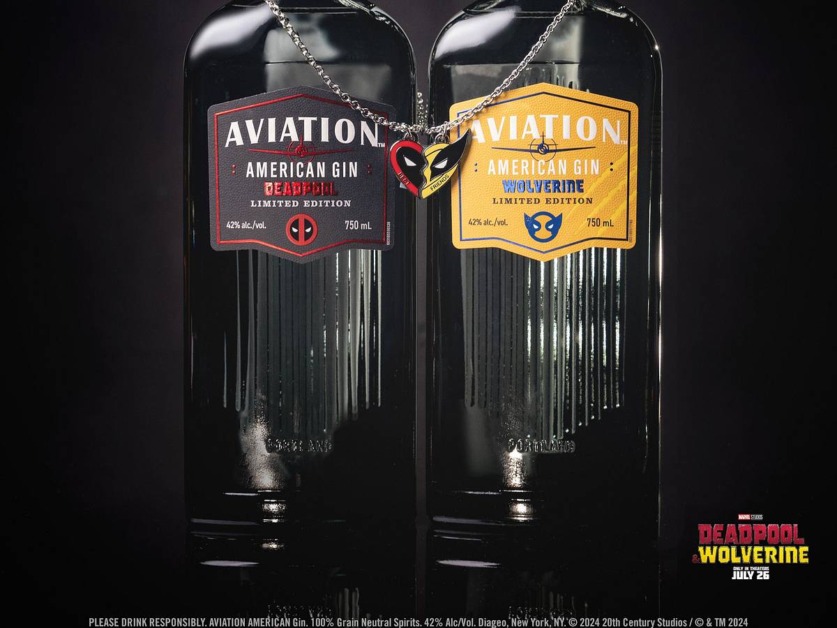 Wolverine gets his own Aviation American Gin bottle
