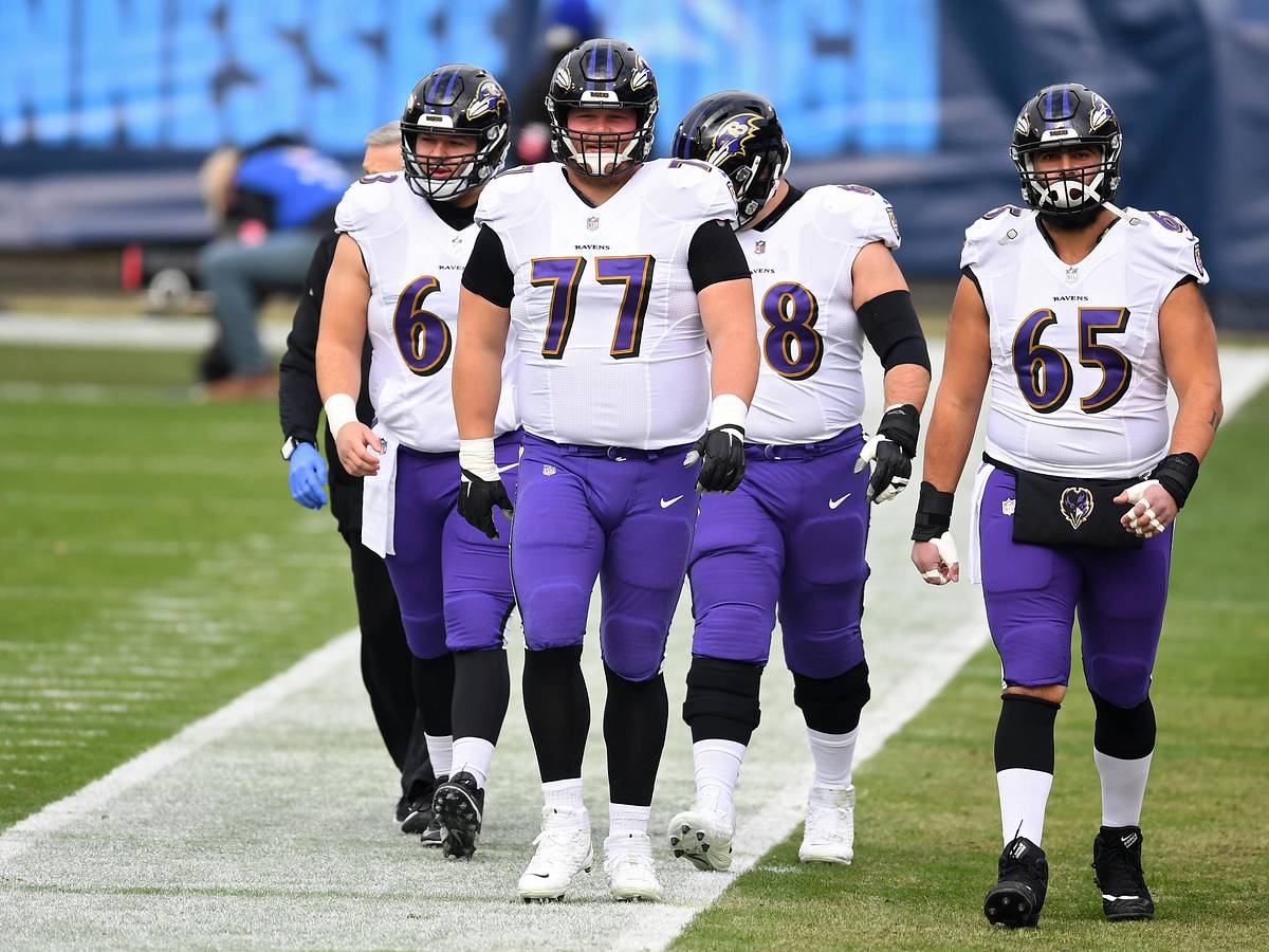 Baltimore Ravens starting left guard competition is officially over