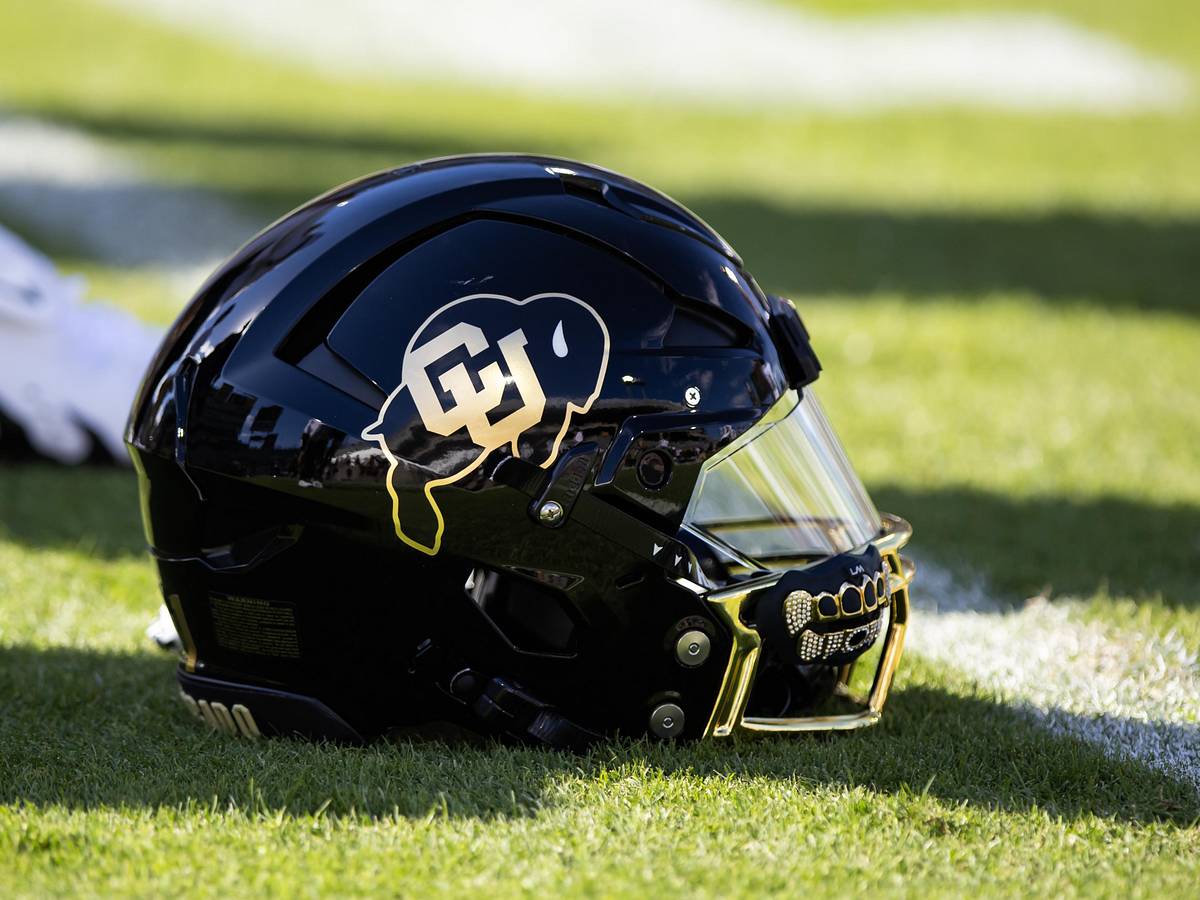 cu football black helmets Colorado equipment room pic appears to show new helmets for 2024