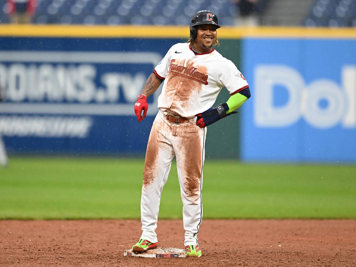 jose ramirez tobacco With back, Guardians eye series win vs. Twins José Ramírez (third baseman) -