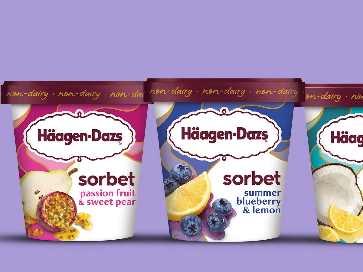 New Häagen-Dazs sorbet flavors offer a perfect balance of sweet 