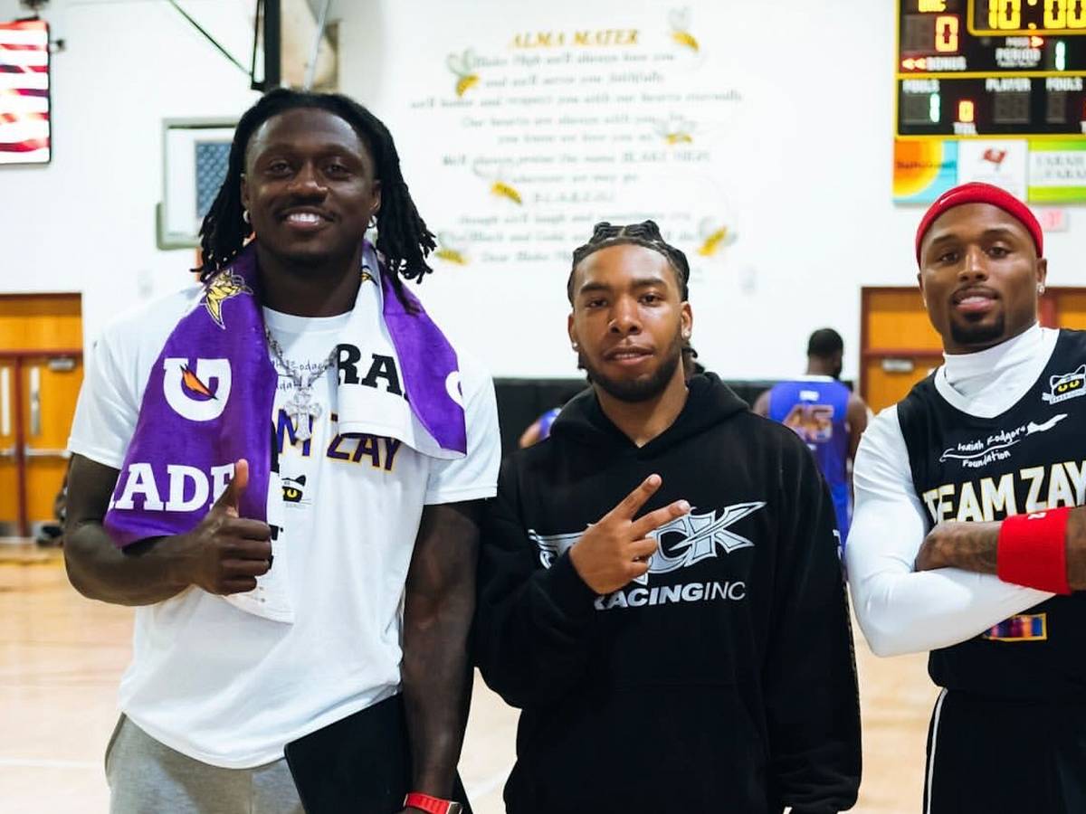 Why Was A.J. Brown Wearing a Vikings Towel With Isaiah Rodgers?