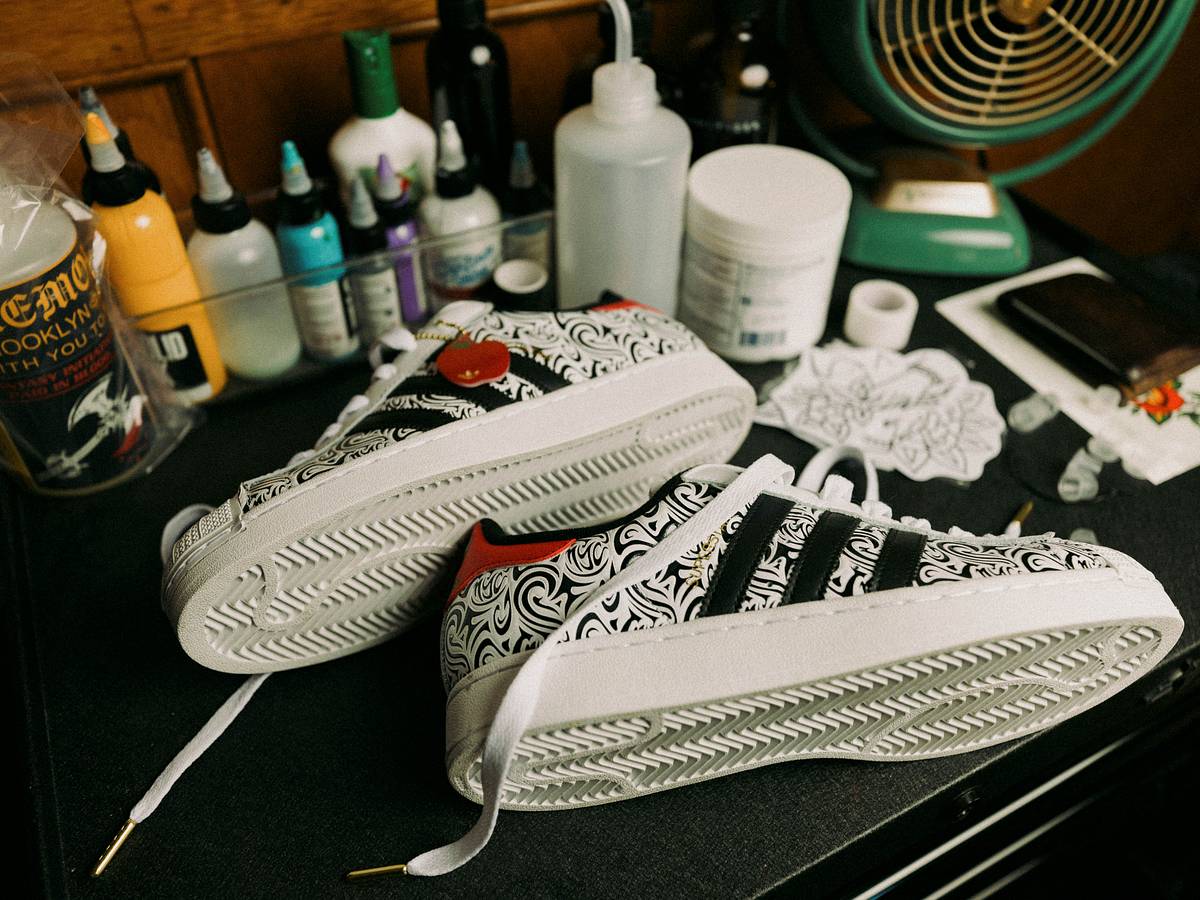 The adidas NYC Superstar is a love letter to tattoo culture